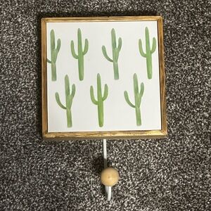 Cactus Wall Decor with Hook
